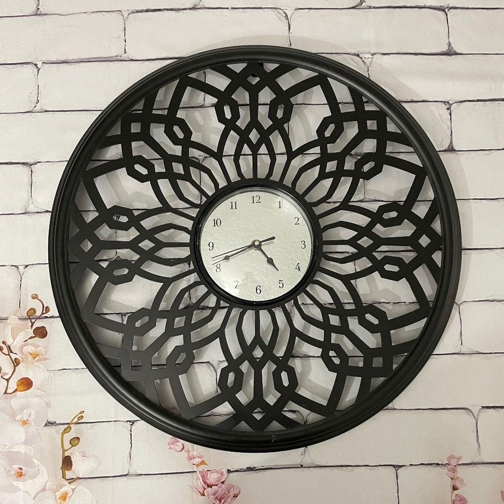 20” Brown wall clock